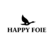 Logo Happy Foie mit Vogel und Schriftzug